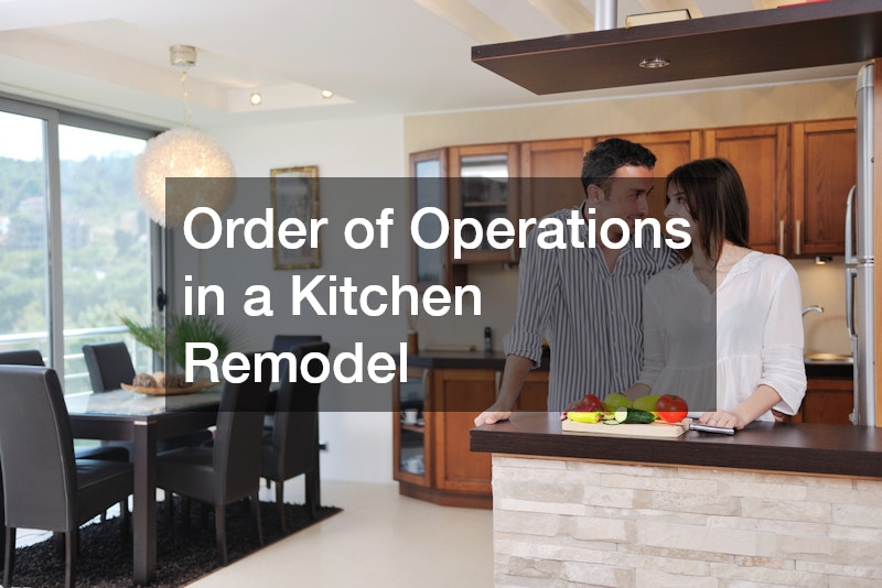 Order of Operations in a Kitchen Remodel